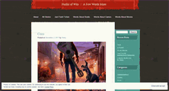 Desktop Screenshot of fistfulofwits.com